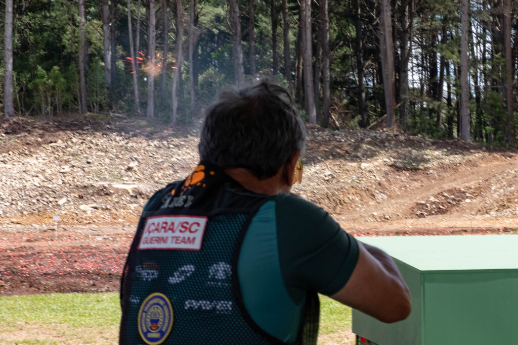 Valdir Abel no shootoff 2023 em Caxias do Sul