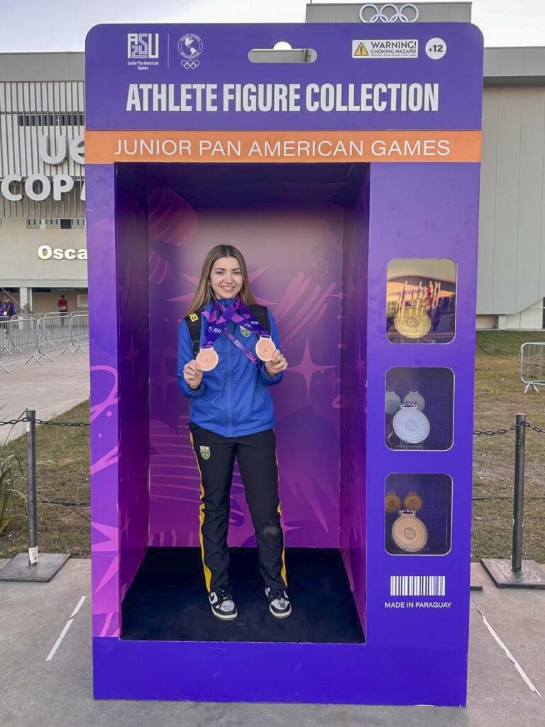 Ellen no II Jogos PanAmericanos de juniores de FO