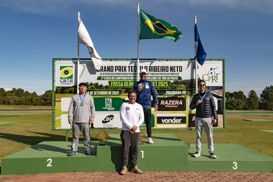 Roberth Vieira foi o campeão da sexta etapa do Brasileiro de Skeet no CPRT
