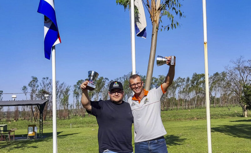 atletas do CCTA no Paraguai