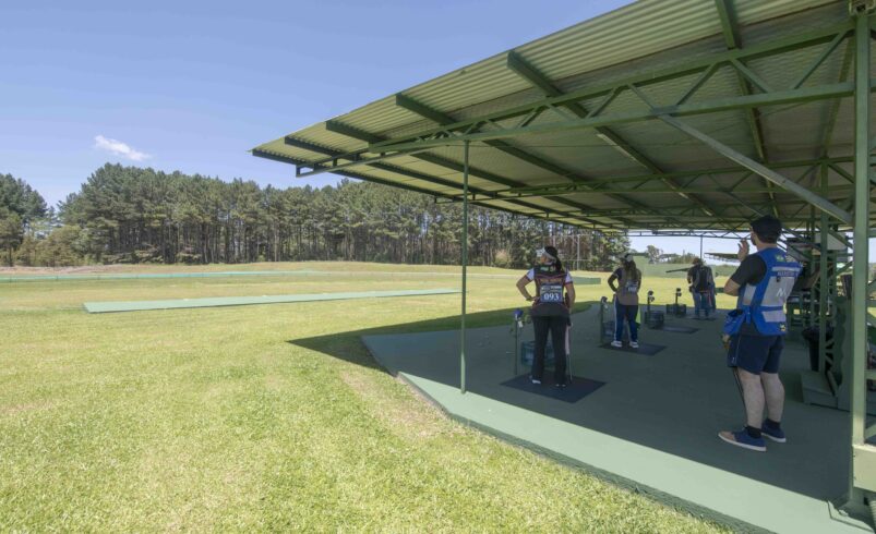 Frio e disputas acirradas marcam as etapas finais dos campeonatos Brasileiros de Tiro ao Prato Olímpico da CBTE, em Caxias do Sul-RS